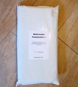 Ferkelwühltorf abgepackt im 20 l Sack